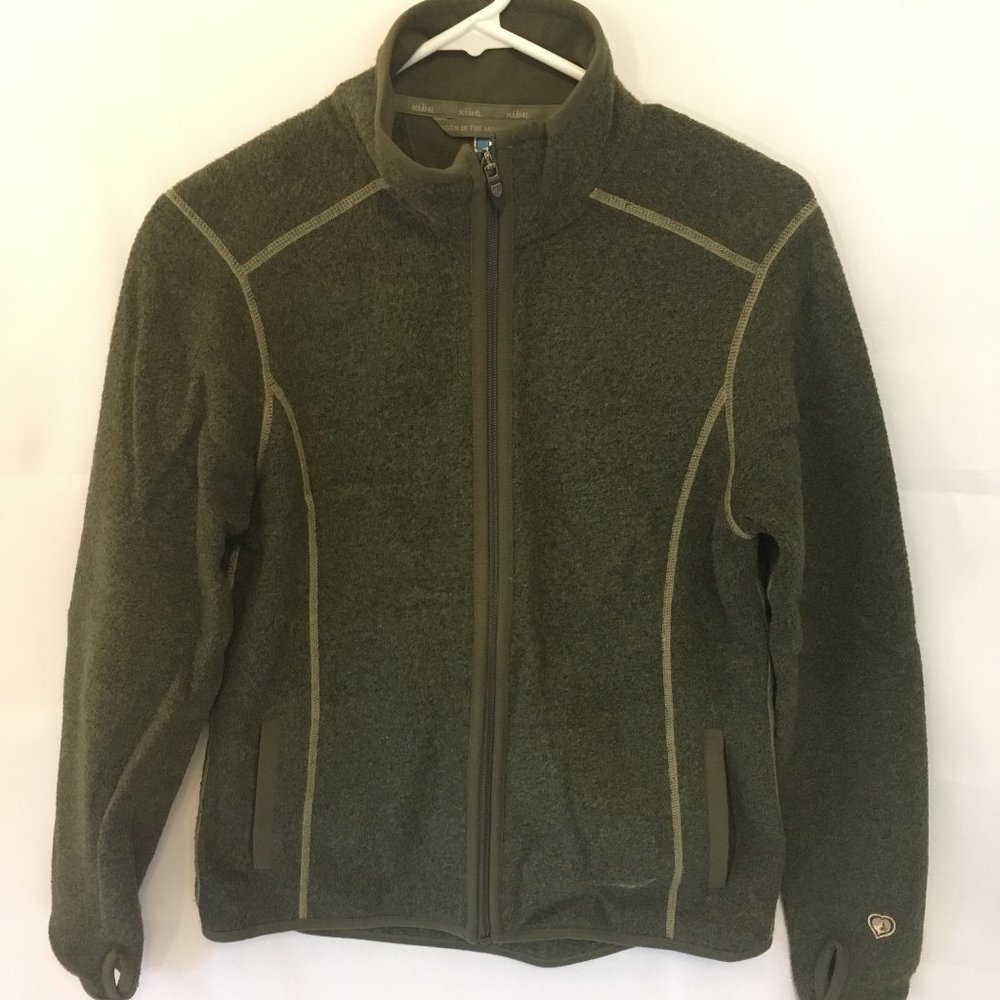 Kuhl Full Zip Fleece with Thumb Holes Size Small